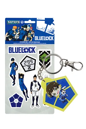 Meguru Rachira Chibi Llavero Acrílico + Pegatina de Regalo Blue Lock
