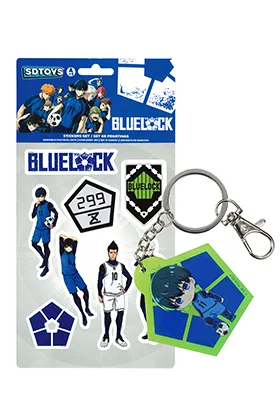 Yoichi Isagi Chibi Llavero Acrílico + Pegatina de Regalo Blue Lock