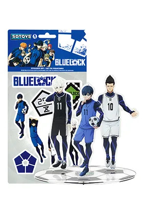 Blue Lock Set Figuras Acrilicas + Pegatina de Regalo Blue Lock