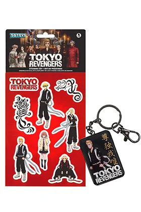 Takemichi Sanagaki Llavero Metálico + Pegatina de Regalo Tokyo Revengers