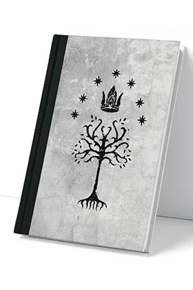 LIBRETA PREMIUM BLANCA ARBOL BLANCO GONDOR EL SEãOR DE LOS ANILLOS