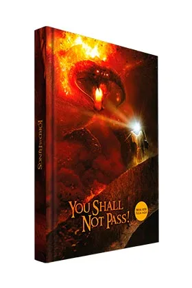 LIBRETA CON LUZ YOU SHALL NOT PASS EL SEãOR DE LOS ANILLOS