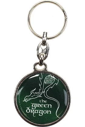 The Green Dragon Llavero Redondo el Señor de los Anillos