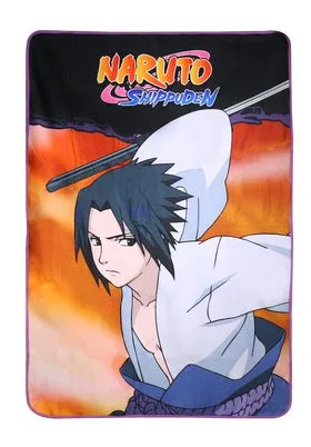 Sasuke Manta Polar 100x150 Cm Naruto