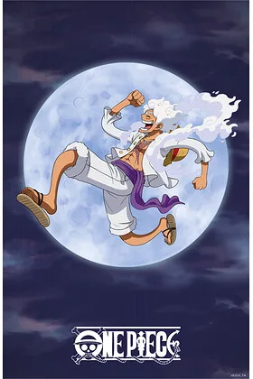 LUFFY GEAR 5 POSTER 3D ONE PIECE