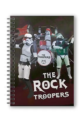 LIBRETA ESPIRAL ROCK TROOPERS ORIGINAL STORMTROOPER