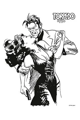 TORPEDO BOMBSHELL POSTER DE VIDRIO TORPEDO 30x40 CM