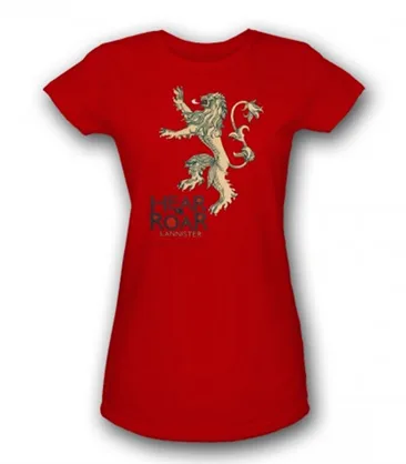 HEAR ME ROAR LANNISTER CAMISETA CHICA T-XL GAME OF THRONES