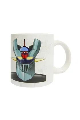 Mazinger Z Taza Blanca Ceramica Mazinger Z