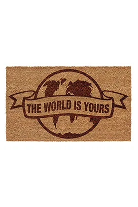 The World Is Yours 73x43 CM Felpudo Scarface