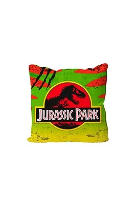Cojin Cuadrado Logo Coche Jurassic Park Envasado Vacio