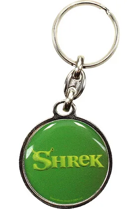 LOGO SHREK LLAVERO METALICO SHREK