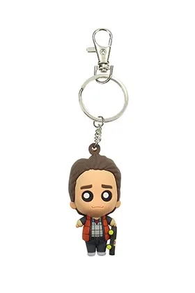 Marty Mcfly Llavero Cabezon Goma Pokis Regreso al Futuro