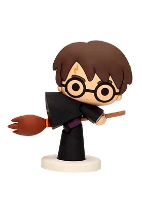 Harry Potter Nimbus Capa Negra Mini Figura Goma Harry Potter
