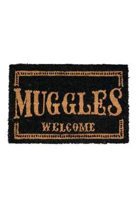 Muggles Welcome Felpudo 60x40 Cm Harry Potter