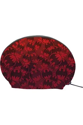 Estuche Ovalado Batman Pattern Rojo Logo Universo DC