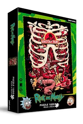 ANATOMY PARK PUZLE 1000 RICK AND MORTY