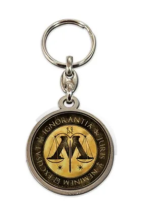 MINISTRY OF MAGIC LLAVERO REDONDO METAL HARRY POTTER