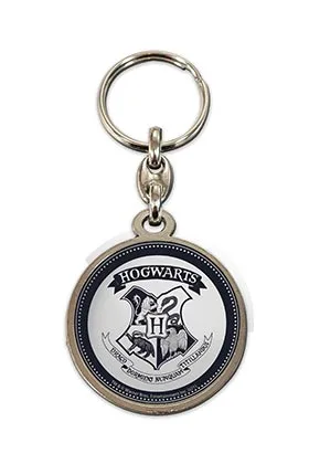 Hogwarts Escudo Llavero Redondo Metal Harry Potter