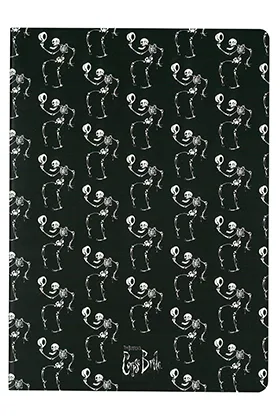 PAUTA SKELETON CUADERNO TAPA BLANDA LA NOVIA CADAVER