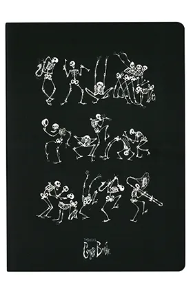 BANDA SKELETON CUADERNO TAPA BLANDA LA NOVIA CADAVER