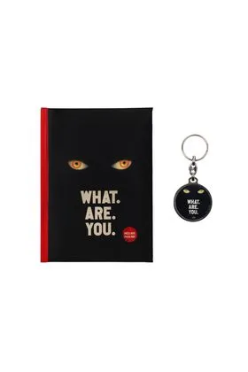 What Are You Libreta Luz y Regalo Llavero Metalico