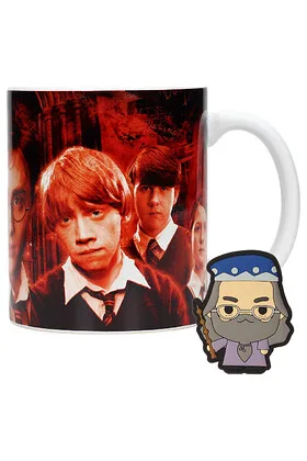 EJERCITO DUMBLEDORE TAZA CERÁMICA + REGALO IMAN DE RELIEVE HARRY POTTER