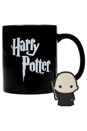 HARRY POTTER LOGO TAZA CERÁMICA + REGALO IMAN DE RELIEVE HARRY POTTER
