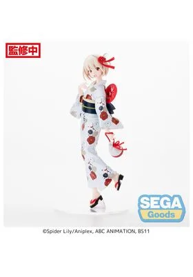 CHISATO NISHIKIGI GOING OUT IN A YUKATA FIGURA 19 CM LYCORIS RECOIL LUMINASTA