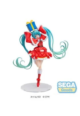 HATSUNE MIKU CHRISTMAS 2024 VERSION FIGURA 19 CM HATSUNE MIKU LUMINASTA