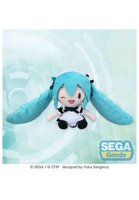 HATSUNE MIKU MAID VERSION PELUCHE 16 CM HATSUNE MIKU: PROJECT DIVA ARCADE FUTURE TONE FUWA PETIT