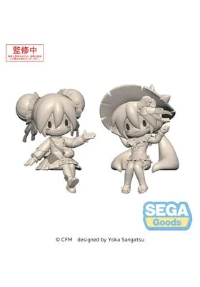 HATSUNE MIKU VOLUMEN 2 PERCHING MINI FIGURA 7 CM FUWA PETIT
