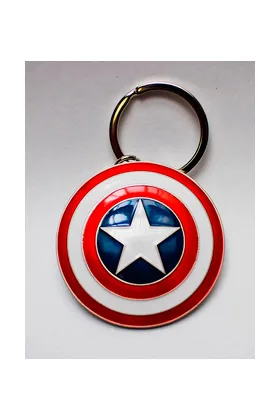 CAPITAN AMERICA SHIELD LLAVERO METALICO MARVEL