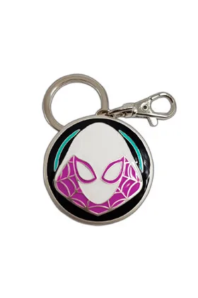 LOGO SPIDER-GWEN LLAVERO METALICO MARVEL