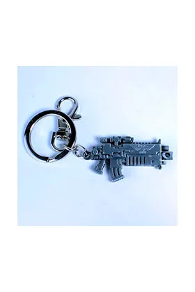 BOLTER ACABADO METALICO LLAVERO METAL WARHAMMER 40000