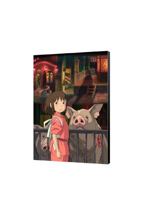 CHIHIRO PANEL DE MADERA 35x50 CM EL VIAJE DE CHIHIRO STUDIO GHIBLI