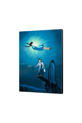 PANEL DE MADERA 35x50 CM EL CASTILLO EN EL CIELO STUDIO GHIBLI