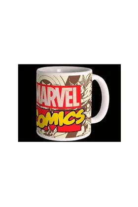 LOGO MARVEL RETRO TAZA CERAMICA MARVEL