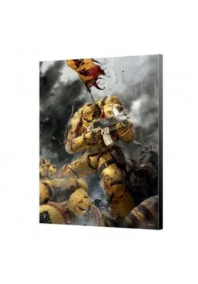 Imperial Fist Panel de Madera 50 X 36,6 CM Warhammer 40000