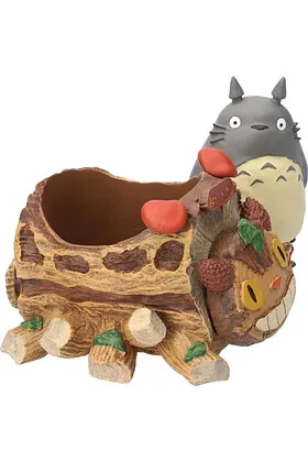 Totoro Gris y Catbus Macetero 35,5 CM MY Neighbor Totoro