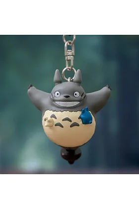 Totoro en Su Peonza Llavero 3D MY Neighbor Totoro