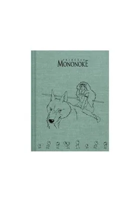 SAN CUADERNO TAPA TELA LA PRINCESA MONONOKE