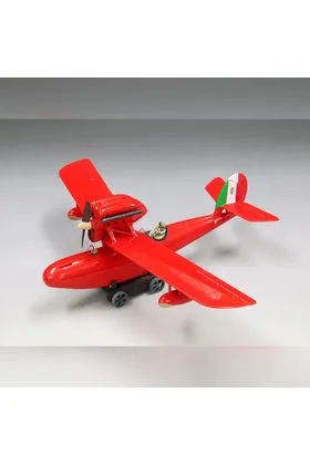 Savoia S.21F Version 2 Seaplane Model Kit & Gina Figura Porco Rosso Studio Ghibli 1/48 Scale