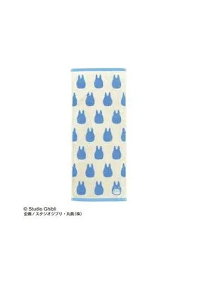 TOTORO AZUL SILUETA TOALLA 33X80 CM MI VECINO TOTORO