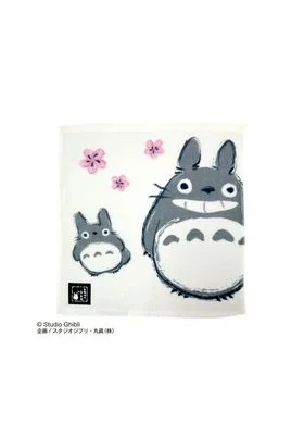 Totoro Gris Sakura Mini Toalla 34X36 CM Mi Vecino Totoro