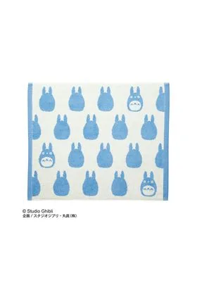 TOTORO AZUL SILUETA TOALLA 50X60 CM MI VECINO TOTORO