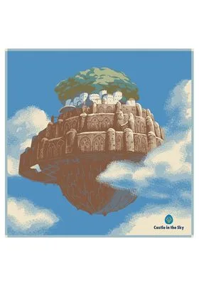 CASTILLO EN EL CIELO TOALLA IMBARI 40X40 CM EL CASTILLO EN EL CIELO