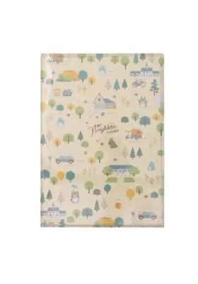 TOTORO EN EL BOSQUE FONDO BEIGE PORTAFOLIOS A4 CM MI VECINO TOTORO