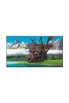 EL CASTILLO AMBULANTE DE HOWL PANEL DE MADERA 38x21 CM EL CASTILLO AMBULANTE STUDIO GHIBLI