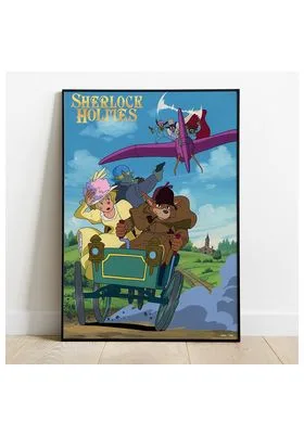 SHERLOCK HOLMES PANEL 35x50 CM 01 SHERLOCK VS MORIARTY STUDIO GHIBLI